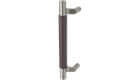 Rockwood 1" dia Round Offset Upholstery Leather Pulls - Flat Ends