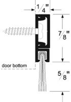 Pemko Brush Seal/Meeting Stile