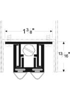 Pemko Automatic Door Bottom For Hollow Metal Doors