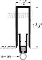 Pemko Surface Mounted Automatic Door Bottoms For Wood Doors