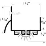 Pemko Thermally Broken Door Shoe