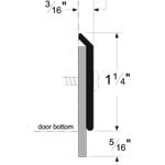 Pemko Stainless Steel Door Bottom Sweeps