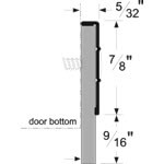 Pemko Stainless Steel Door Bottom Sweeps