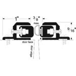 Pemko Adjustable Astragal Set