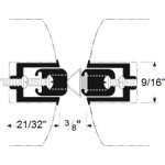 Pemko Adjustable Astragal Set