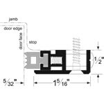 Pemko Adjustable Jamb Weatherstrip