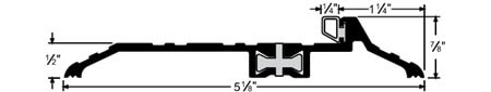 Pemko Latching Panic Exit Saddles - Thermal Barrier