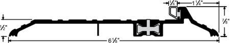 Pemko Latching Panic Exit Saddles - Thermal Barrier