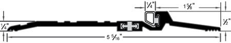 Pemko Latching Panic Exit Saddles - Thermal Barrier