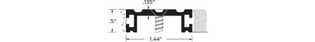 Zero Carpet Divider Thresholds