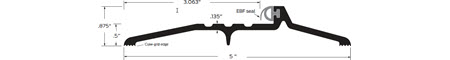 Zero Rabbeted Threshold - Neoprene Stop