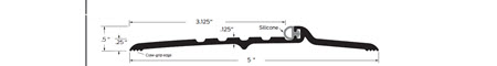 Zero Rabbeted Threshold - Silicone Stop