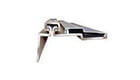 ABH 3/32" Inset Half Surface Aluminum Continuous Gear Hinges