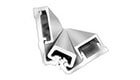 ABH 1/16" Inset Full Surface Aluminum Continuous Gear Hinges