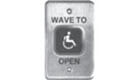 LCN Touchless Actuator, Single Gang - Text & Wheelchair Icon