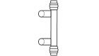 Rockwood Classic Offset Plain Grip Door Pull