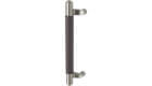 Rockwood 1" dia Round Offset English Bridle Leather Pulls - Round Ends