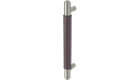 Rockwood 1-1/4" dia Round Upholstery Leather Pulls - Round Ends